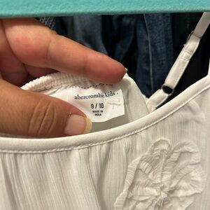 Abercrombie Kids Elegant White Dress